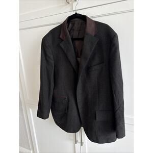 CORNELIANI ID JACKET - Suede Leather Trim - Men's Size IT 54 R 44"